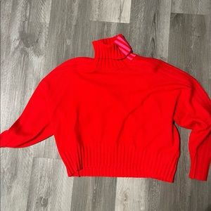 Ivy Park Red Cropped Turtleneck